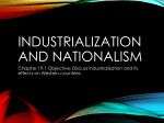 Industrialization and Nationalism