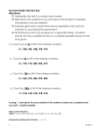 Second Grade Teacher Key Directions: □ Administer the test in a