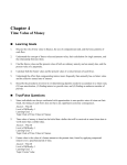 Chapter 4 Time Value of Money