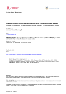 Hydrogen Bonding and Vibrational Energy Relaxation in Water