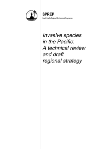 Invasive species in the Pacific