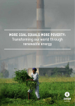 More coal equals more poverty: Transforming our world