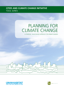 pLAnnIng fOR cLIMATE chAngE