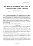 The Moroccan `Independent` Press: Issues of Independence and