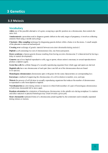 3 Genetics - Kerboodle