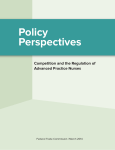 Policy Perspectives: Competition and the Regulation of Advanced