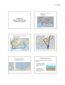 Chapter 16 Oceans, Shorelines and Shoreline Processes Exploring