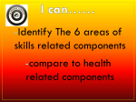 Skill Related Components of Health