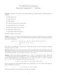 CS 103X: Discrete Structures Homework Assignment 7 — Solutions