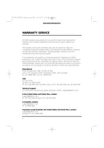 warranty service - American Musical Supply