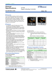 Yokogawa UT75A-Datasheet