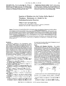 Insertion of Rhodium into the Carbon