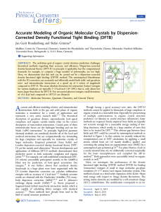 Accurate Modeling of Organic Molecular Crystals by Dispersion
