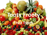 Tooty Fruity – Fruit Types