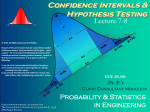Confidence Intervals - Rowan University