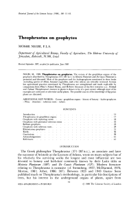 Theophrastus on geophytes - Oxford Academic