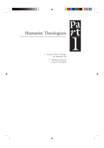Humanist Theologians - Blackwell Publishing
