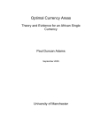 Optimal Currency Areas: Theory and Evidence for an African Single