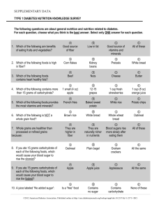 Supplementary Data - Diabetes Care