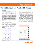 Current Distribution in Parallel LED Strings Application Guide