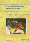 Global Pollinator Decline: A Literature Review - GRID