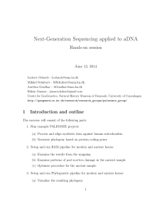 Next-Generation Sequencing applied to aDNA