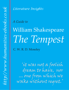 William Shakespeare: The Tempest ISBN 978-1-84760-030-1