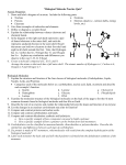 “Biological Molecule Practice Quiz” Atomic Properties 1. Draw and