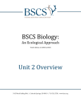 BSCS Biology: Unit 2 Overview