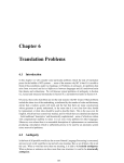 Chapter 6 Translation Problems