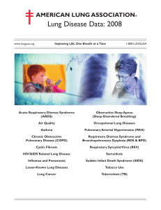 Lung Disease Data: 2008 - If you want the EPID 600 Summer class