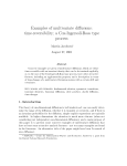 Examples of multivariate diffusions: time-reversibility a