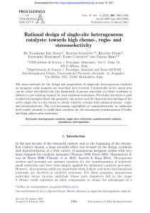 Rational design of single-site heterogeneous catalysts: towards high