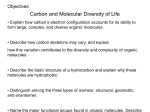 Carbon and Molecular Diversity of Life