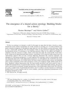 The emergence of a shared action ontology: Building blocks for a