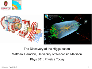 Discovery of Higgs Boson - High Energy Physics