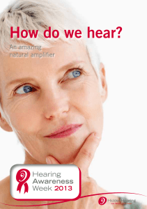 How do we hear? - Hidden Hearing