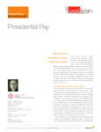 Presidential Pay - Cornell University, ILR School