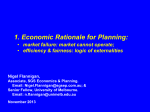 1. Economic Rationale for Planning