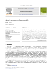 Generic sequences of polynomials