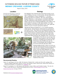 Outstanding geologic feature of Pennsylvania—Midway