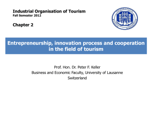 Entrepreneurship, innovation process and cooperation in the field of