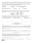 Request for Medically Necessary Formulas/Medical Nutritional