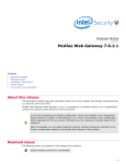 McAfee Web Gateway 7.6.2.1 Release Notes