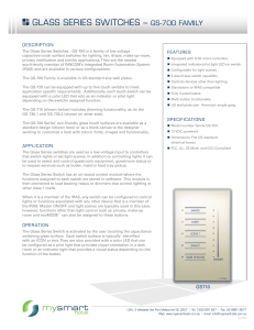 Glass Series Switch GS-700