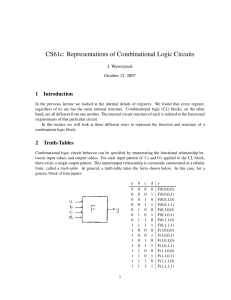 Logic Handout - EECS: www