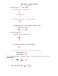 PRECALCULUS TEST REVIEW 4.1 to 4.3 1. Consider the angle − 3