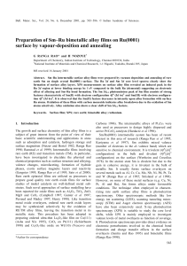 Preparation of Sm–Ru bimetallic alloy films on Ru(0001) surface by