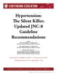 Hypertension: The Silent Killer: Updated JNC