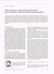 the physical basis for estimating wave energy spectra from sar imagery